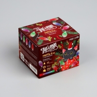 Гирлянда &laquo;Нить&raquo; 5 м с насадками &laquo;Шишки большие&raquo;, IP20, прозрачная нить, 20 LED, свечение мульти (RG/RB), мигание, 220 В