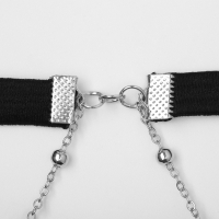 Новый год! Символ года 2025! Портупея &laquo;Квадро&raquo; змея, цвет бело-чёрный в серебре, 30 см