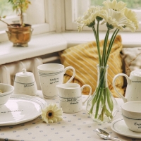 Сливочник фарфоровый SL Home &laquo;Милый дом&raquo;, 200 мл, цвет белый