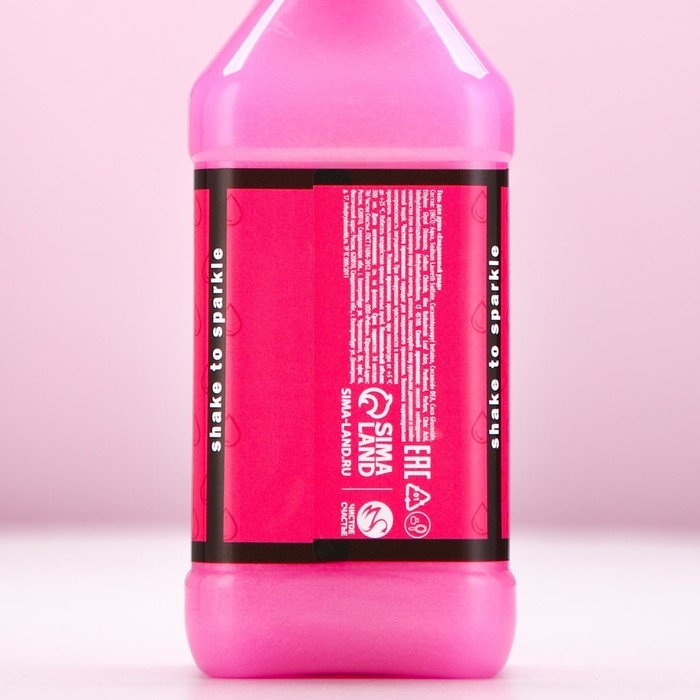 Гель для душа во флаконе виски &laquo;Слёзы бывших&raquo;, 500 мл, аромат клубничного мороженого, Новый Год