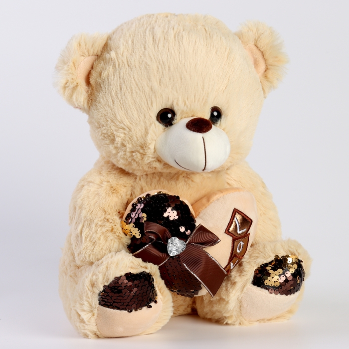 Мягкая игрушка &laquo;Мишка&raquo; с сердцем, 30 см