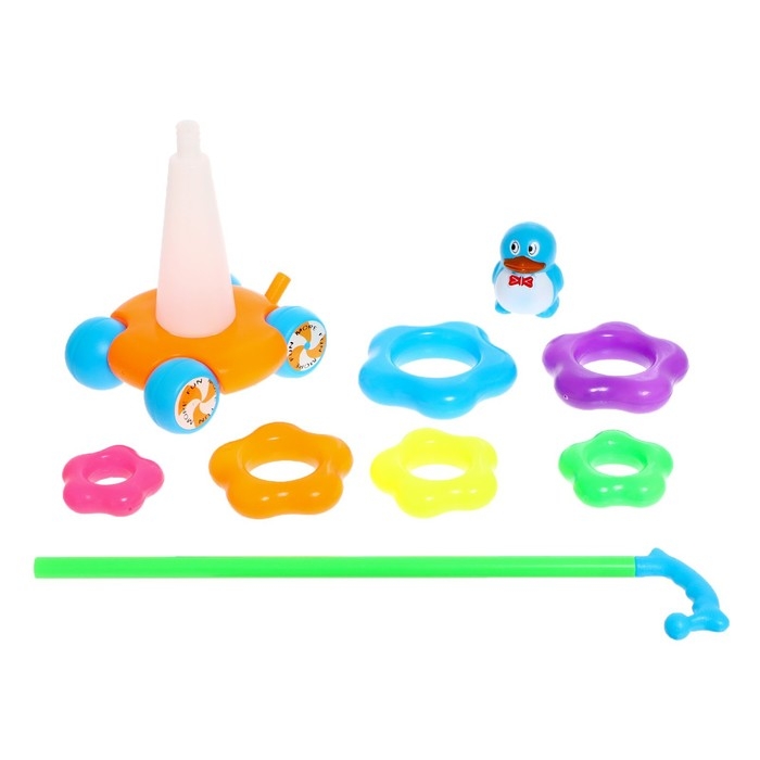 Каталка-пирамидка &laquo;Пингвин&raquo;, 6 колец