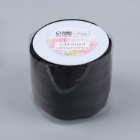 Лента тоннельная, двухстрочная, 10 мм, 50 &plusmn; 1 м, цвет чёрный