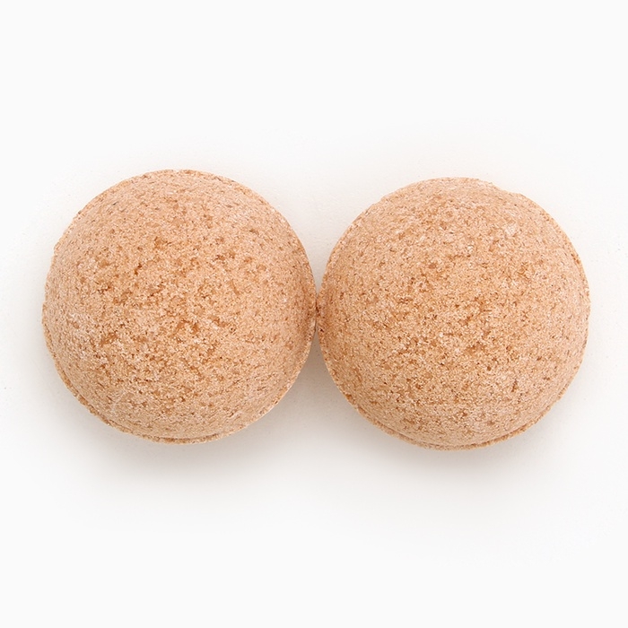 Подарочный набор косметики новогодний &laquo;Тепла и уюта&raquo;, бомбочки для ванны, 2 х 40 г, аромат имбирного пряника, Новый Год