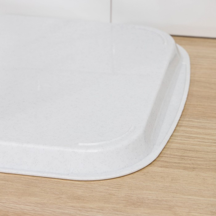 Поднос, 47&times;35 см, цвет мраморный