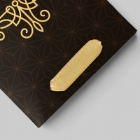 Пакет подарочный ламинированный под бутылку,"Настоящему мужчине",13 &times; 32 &times; 11,3 см