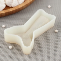 Молд для шоколада Доляна &laquo;Хвост русалки&raquo;, силикон, 9,5&times;5,5&times;2 см, цвет белый