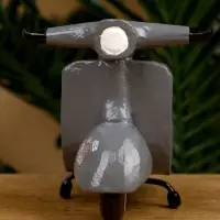 Сувенир "Мопед" дерево 15х9х10 см, цв. серый