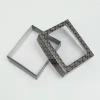 Коробка крышка - дно Love, с окном, 18&times;15&times;5 см