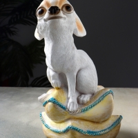 Копилка  "Чихуа на подушке" 33х20х20 см, белый