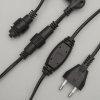 Гирлянда &laquo;Занавес&raquo; 2 &times; 3 м, IP44, УМС, тёмная нить, 760 LED, свечение белое, 220 В