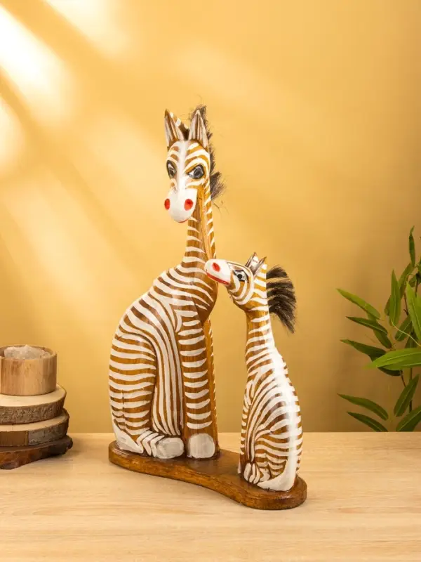 Сувенир &laquo;Зебры&raquo;, 33&times;11&times;53 см, дерево