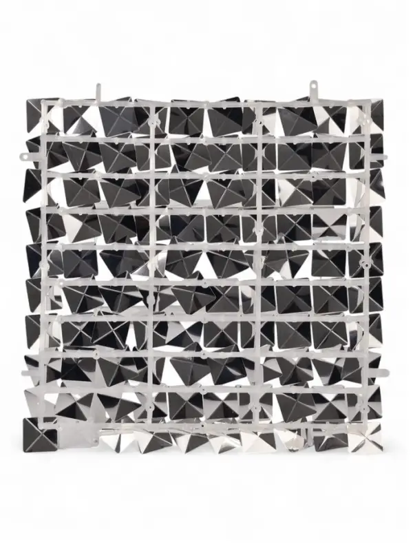 Панель с пайетками для фотозоны 30*30 см серебро