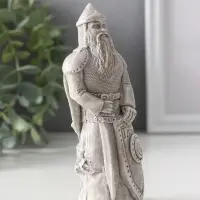 Фигура славянский бог &laquo;Перун&raquo;, 13&times;5&times;4.5 см, серая