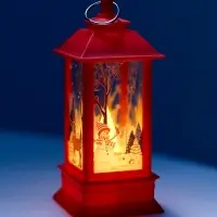 Набор светодиодных фигур, 3 шт, "Яркие фонари", 13х5.5х5.5 см, от бат.3хAG13, Т/БЕЛЫЙ