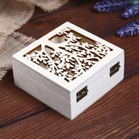 Шкатулка дерево под роспись "Дерево" 4,7х9,8х9,8 см