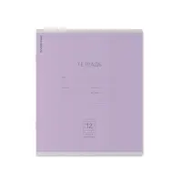 Тетрадь 12 листов в косую линейку ErichKrause &laquo;Классика&raquo;, обложка мелованный картон, фиолетовая