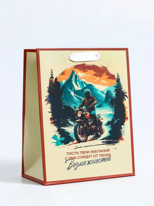 Пакет подарочный вертикальный &laquo;Возможность&raquo;, MS 18 х 23 х10 см