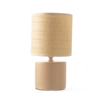 Лампа настольная "Лиза" 1х40Вт Е14 персиковый 13х13х24см