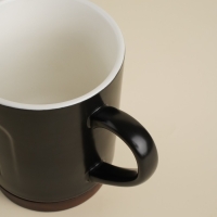 Кружка керамическая SL Home &laquo;Дольче фар ниенто&raquo;, 400 мл, цвет чёрный