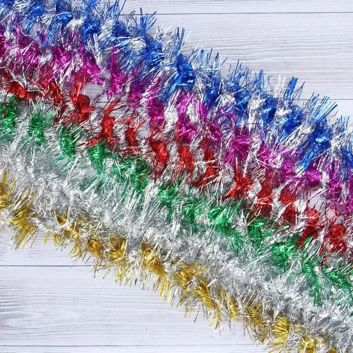 Мишура новогодняя &laquo;Зимнее волшебство. Фонарик&raquo;, d = 5 см, 200 см, МИКС