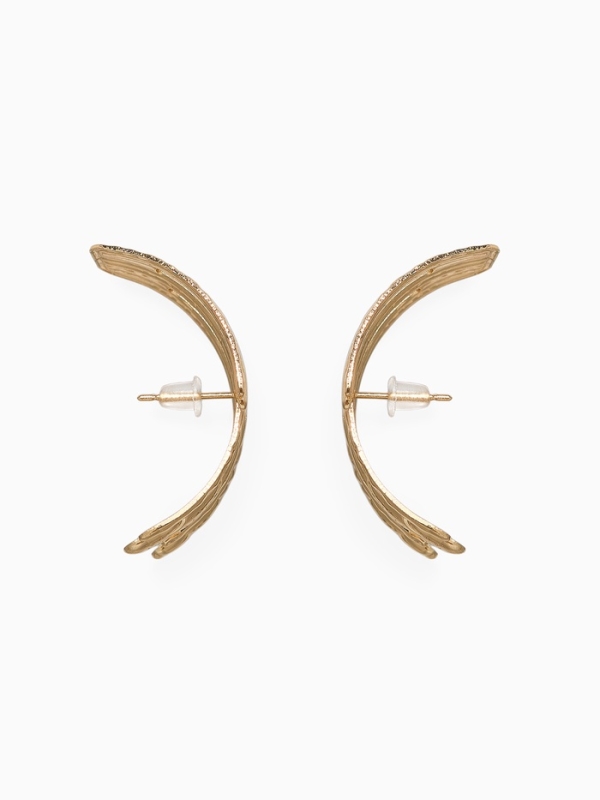 Серьги металл &laquo;Трио&raquo; объёмные, цвет золото