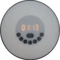 Лампа-колонка dreamTime для пробуждения светом и музыкой, черная