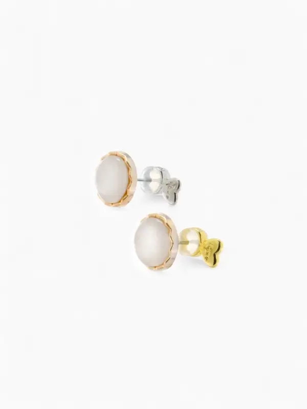 Заглушки силиконовые "Сердце" поддерживающие (3 пары), цвет золото, серебро