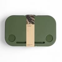 Корзина - столик Maclay 2 в 1, складная, 47 х 28,5 х 23,5 см, стол 45 х 28 х 16 см, зелёная