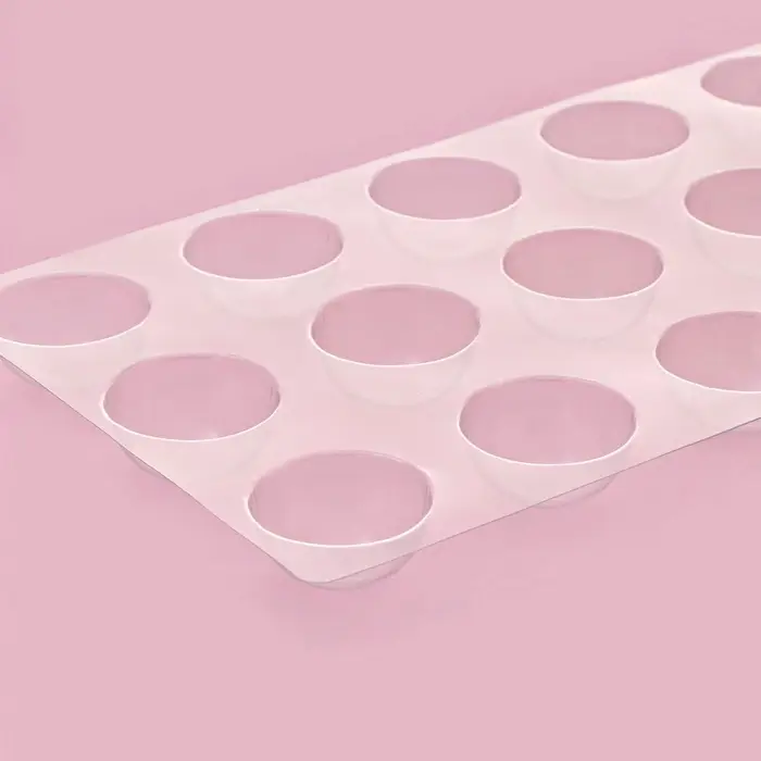 Форма для шоколада и конфет &laquo;Полусфера&raquo;, 22&times;13 см, 15 ячеек, d=3 см, прозрачная