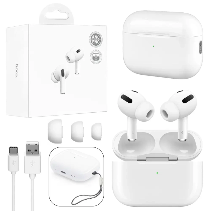 Гарнитура EW69 Wireless Headset 5.4 ANC+ENC HOCO белая