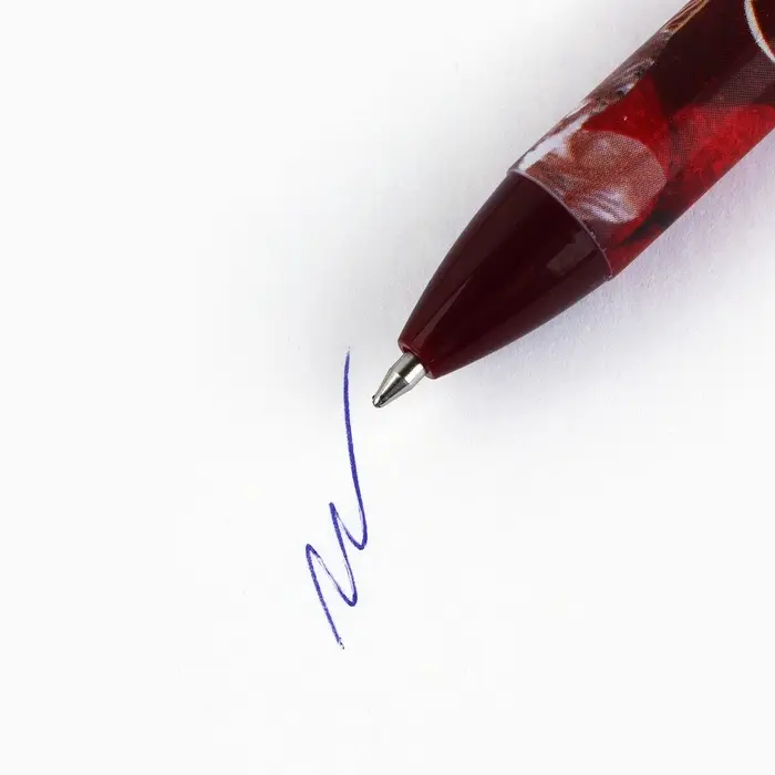 Ручка шариковая, синяя паста, автоматическая матовая, 0.7 мм &laquo;С благодарностью!&raquo;