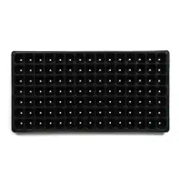 Кассета для рассады Greengo на 105 ячеек, по 20 мл, из пластика, чёрная, 55&times;29.5&times;3 см