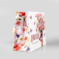 Пакет ламинированный с лентой &laquo;Расцветай&raquo;, ML 27 х 11.5 х 23 см