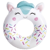 Круг для плавания &laquo;Милые зверята&raquo;, 84 (91) см х 76 см, от 8 лет, до 40 кг, 59266NP, цвет МИКС