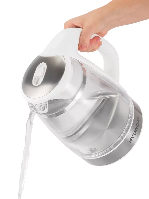 Чайник HYK-G5507 1.7л. 2200Вт белый