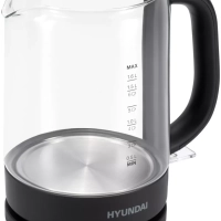 Чайник HYK-G3402 1,7л 2200Вт серый (стекло)