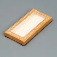 Коробка для шоколада, кондитерская упаковка, &laquo;8 Марта&raquo;, с окном, 17.3 х 8.8 х 1.5 см