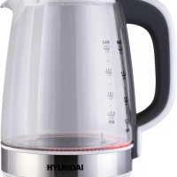 Чайник HYK-G8880 2л. 2200Вт серый-серебристый