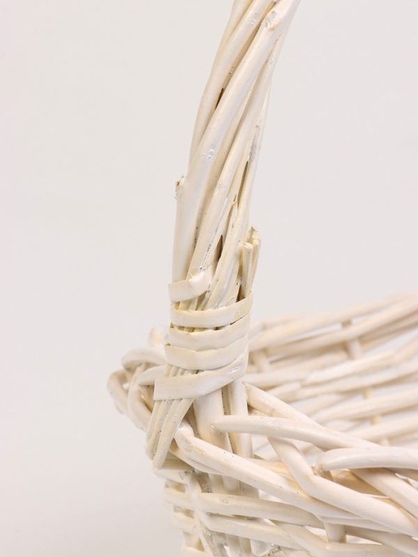 Набор 4 шт корзин плетеных 49х37х18 43х32х16 37х26х15 31х20х13 см ПЛЕТ ручка h=_ см серый