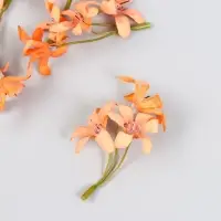 Цветы для декорирования "Лилейник" персиковый 8,5 см