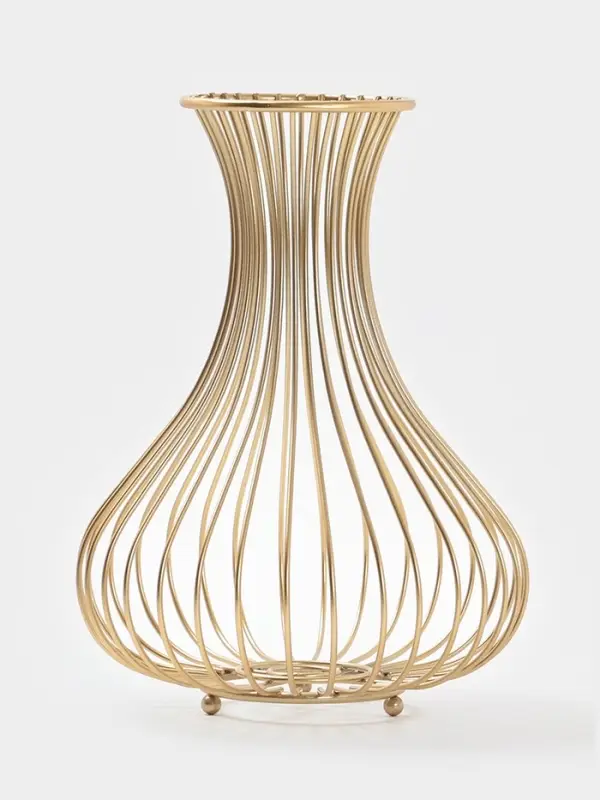 Корзина для пробок "Ваза Голд", цвет золотой