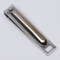 Кусачки книпсер педикюрные, с пилкой, 8 см, фасовка 12 шт, в коробке, МИКС