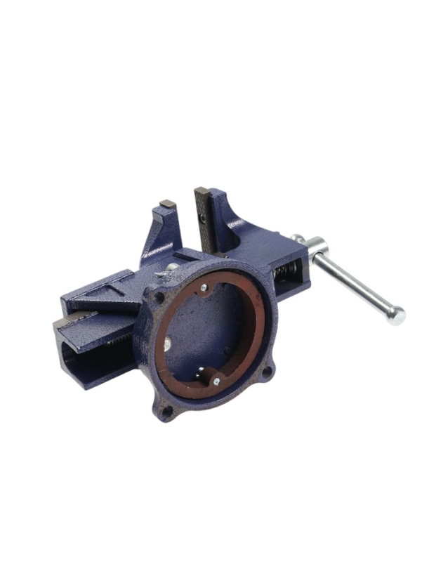 Тиски слесарные поворотные ТУНДРА, с наковальней, высокопрочный чугун ВЧ-40, 125 мм