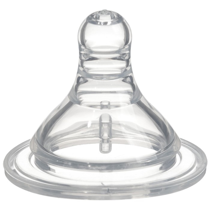 Соска на  бутылочку, антиколикова, от 0 мес., Baby 1, широкое горло,  медленный поток, &Oslash;50 мм., 2 шт.
