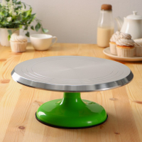 Подставка для торта вращающаяся &laquo;Лазурь&raquo;, d=31 см, цвет МИКС