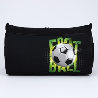 Сумка детская спортивная для мальчика &laquo;Футбол&raquo;, 40х21х24 см, цвет чёрный