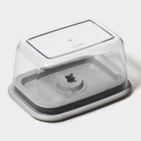 Ланч - бокс с вакуумным клапаном Доляна, 800 мл, 16,7&times;12&times;8,5 см, прозрачный