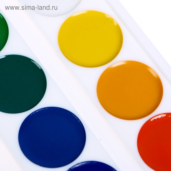 Акварель "Луч" Школа творчества, 14 цветов, без кисти