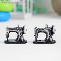 Миниатюра кукольная &laquo;Швейная машинка&raquo;, набор 2 шт, размер 1 шт: 2,5&times;1,6&times;1,7 см